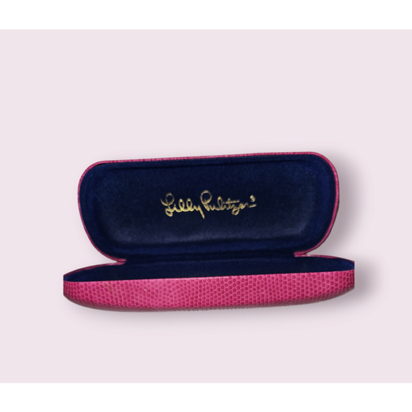 Lilly Pulitzer Sunglasses Case Eyeglass Case Pink - Picture 2 of 6